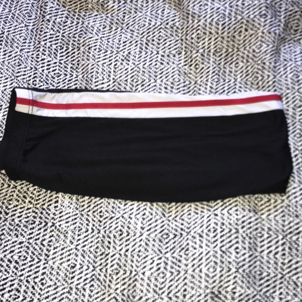 Soft striped leggings